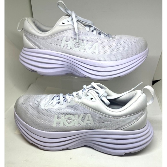Hoka One One Bondi Other - Hoka Men's Bondi 8 Running Size 9.5B White Slightly Used